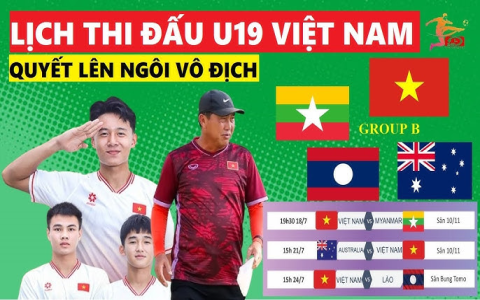 Xem trực tiếp bóng đá U19 Đông Nam Á 2024: Link và lịch thi đấu